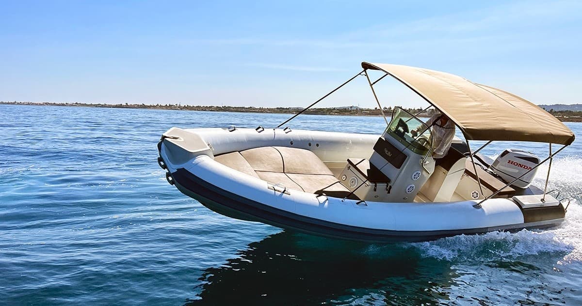 Noleggio con skipper Gommone 8 mt - 5 ore