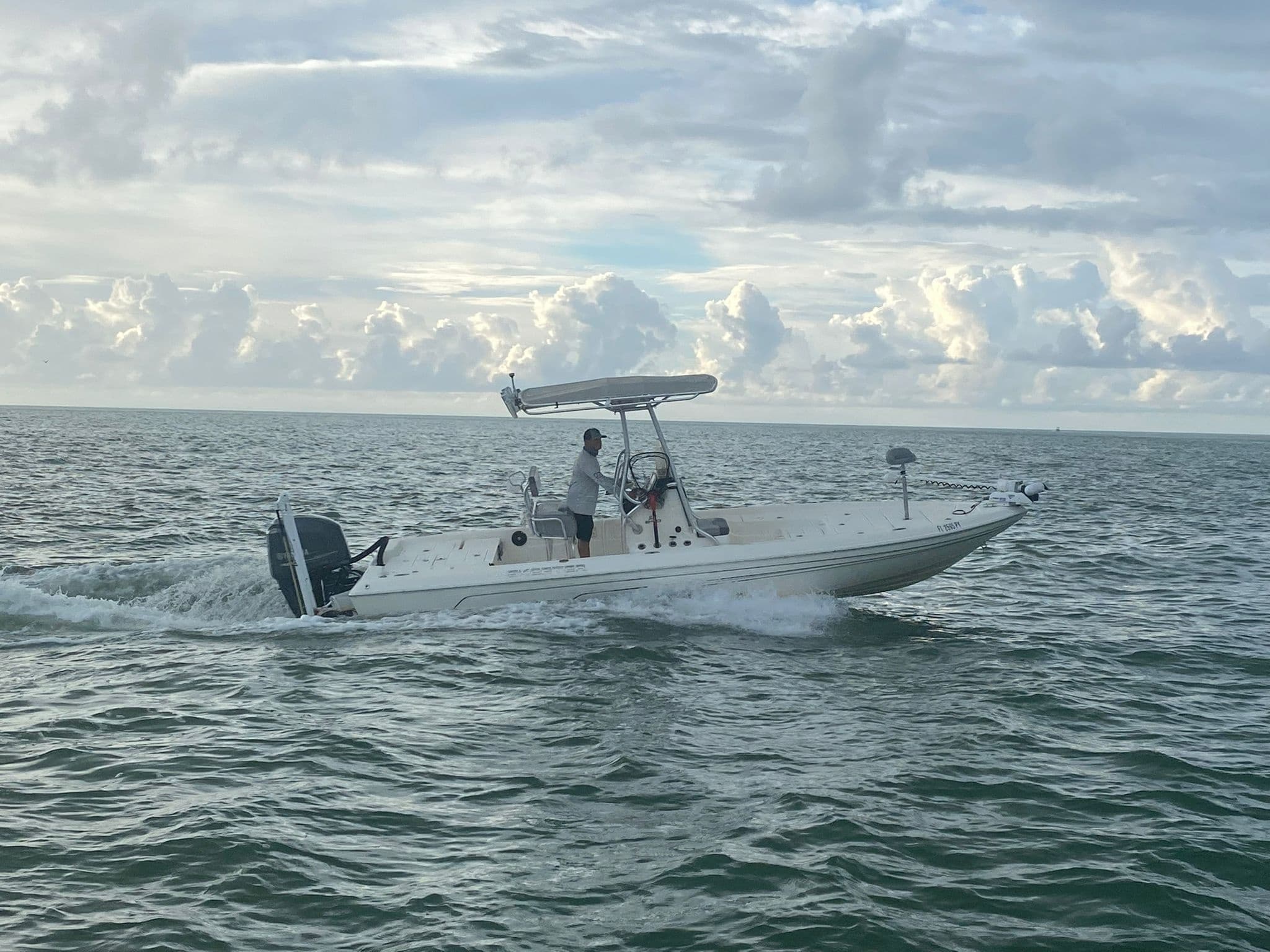 Fishing Aboard 24’ Skeeter