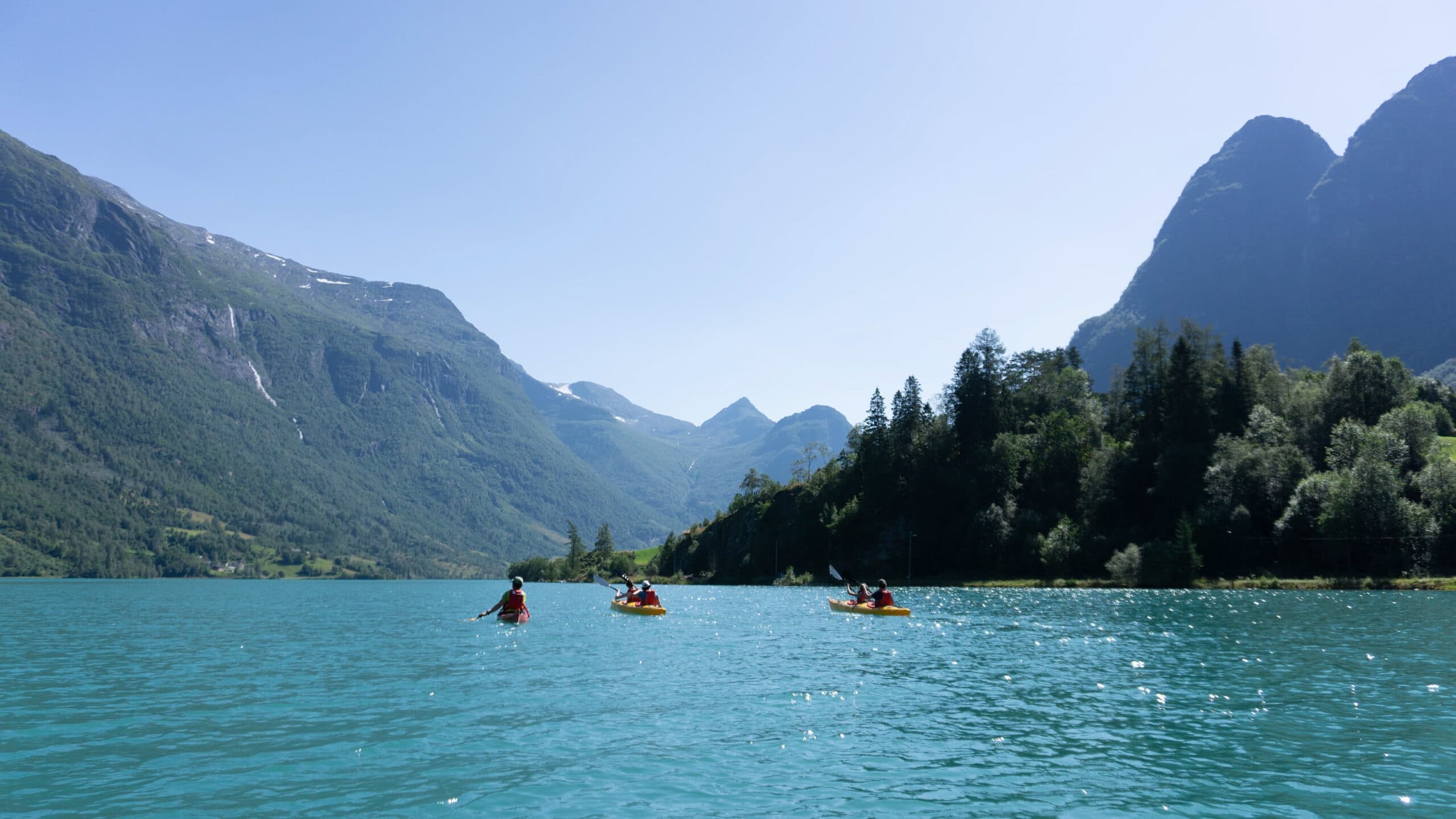 Guided Kayaking Tour in Olden