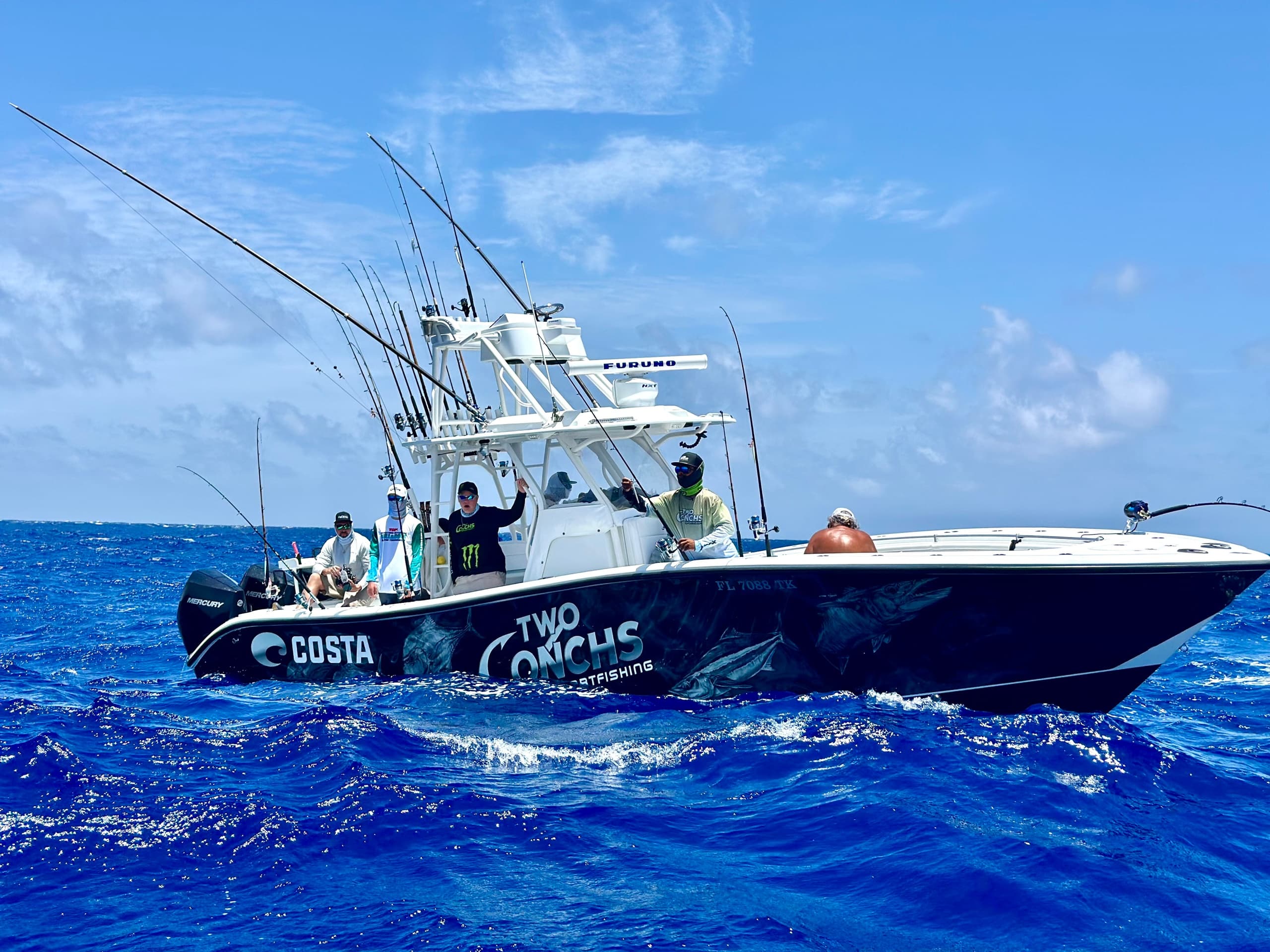 34' Yellowfin w/Tower w/Triple Mercury 300s