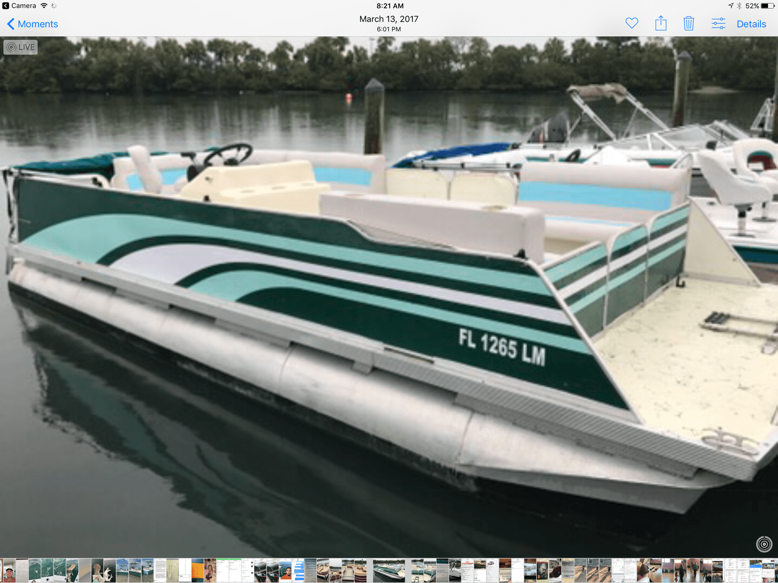 #8 20’ Ocean Waik Pontoon 8 passenger
