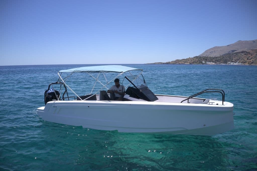 Private Boat Trip Axopar Seitan Limani Marathi