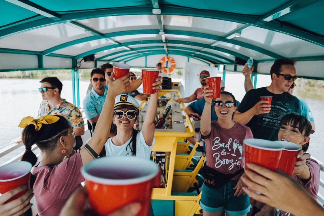 The Party Queen - Up to 22 Public Guests!  Party Boat on the Bayou