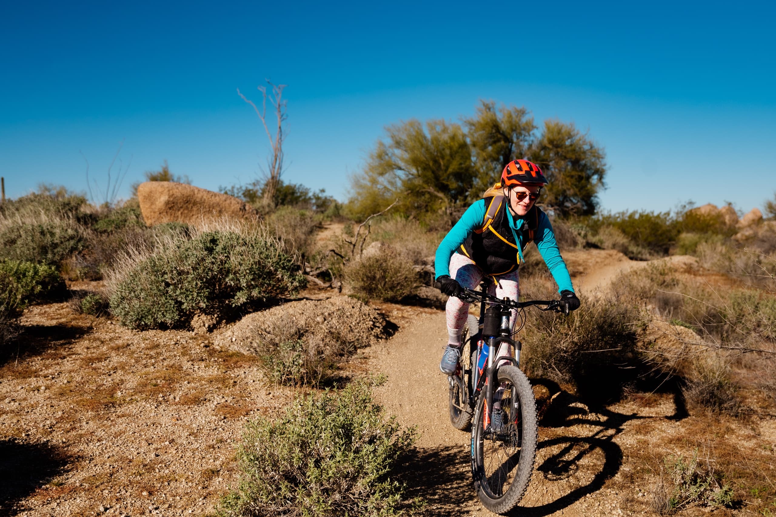 Private Solo 2 hour Hiking and 2 hour Mountain Biking Adventure Combo Sonoran Desert
