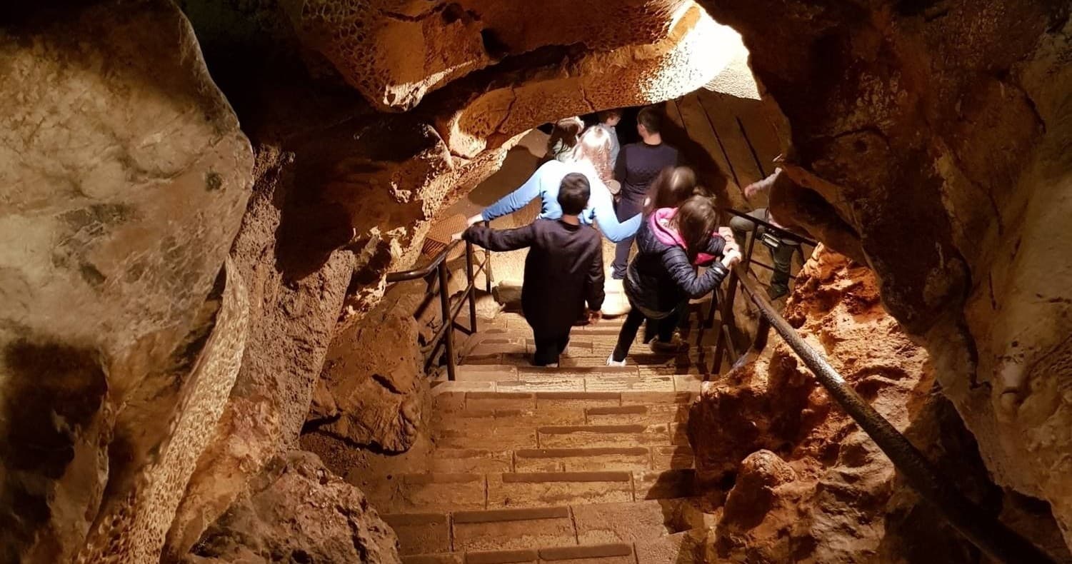 Visite de la grotte + Sentier course