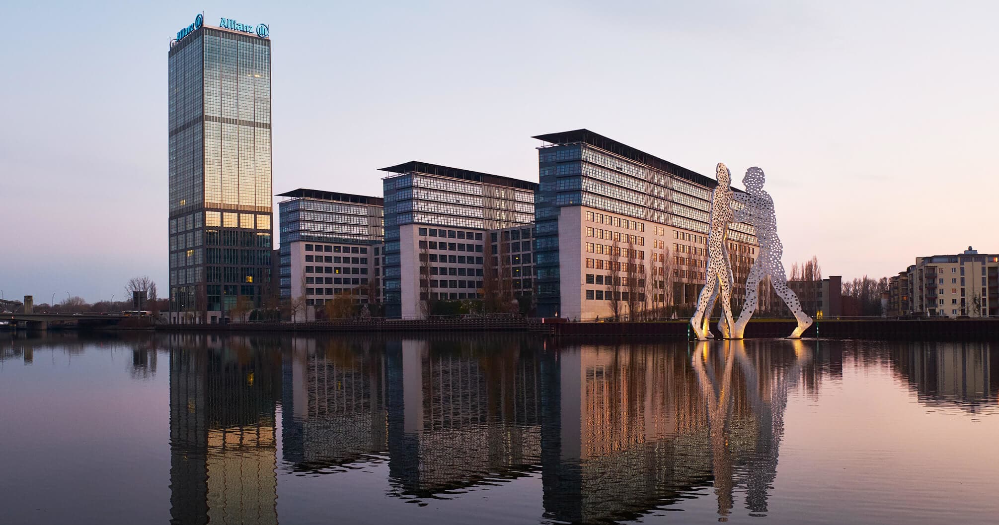 Berlin Architecture along the River Spree