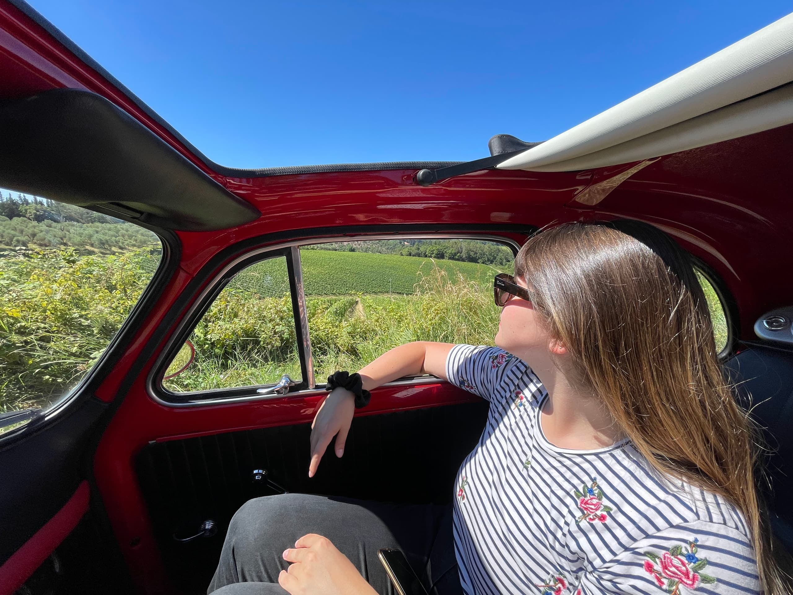 Tuscany Wine Tour by Vintage Fiat 500