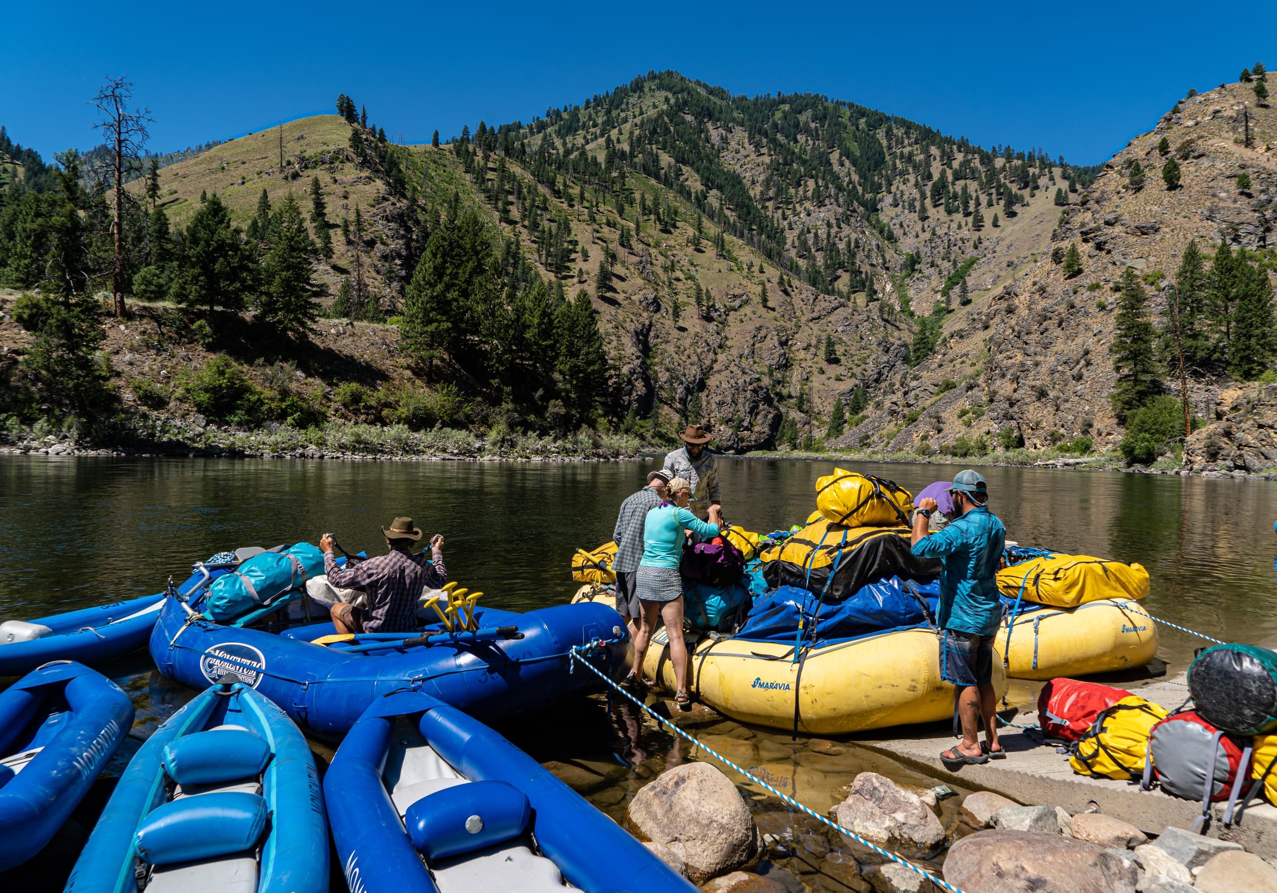 Guided Colorado River Overnight Rafting Adventure  -  Rancho Camping