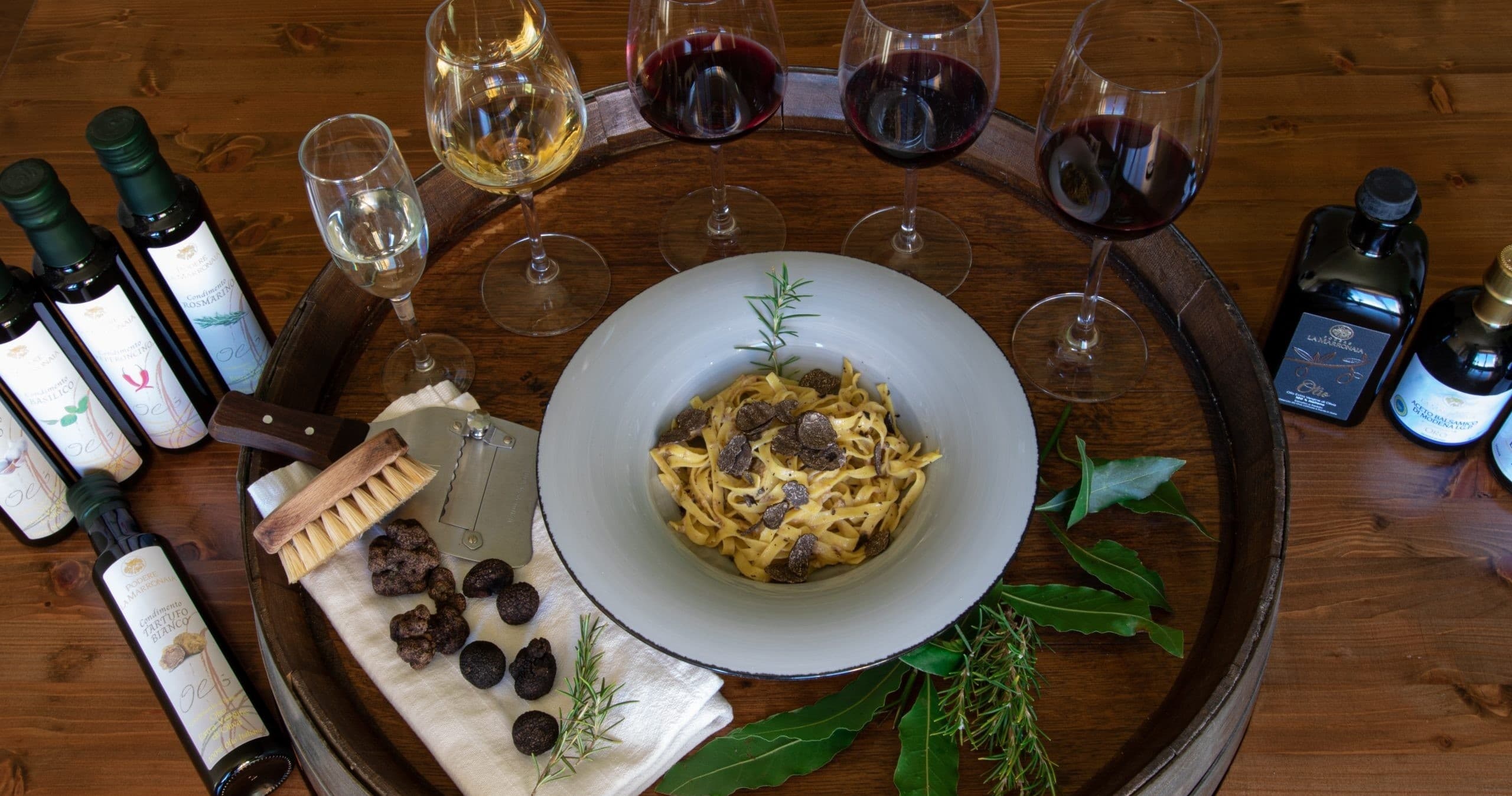 Tuscany Truffle Meal with Wine Tasting