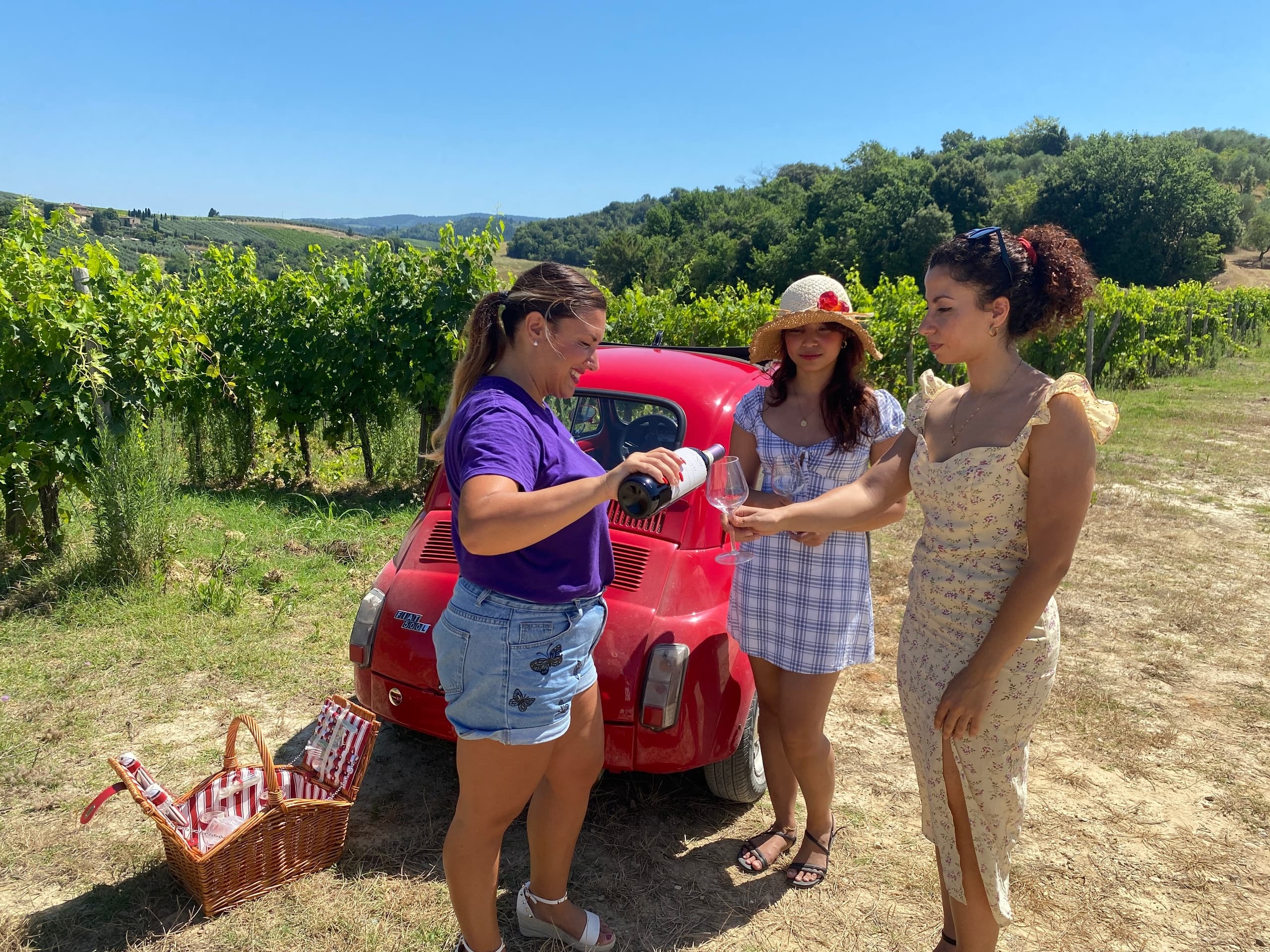 Fiat-tastic 500 tour in Chianti