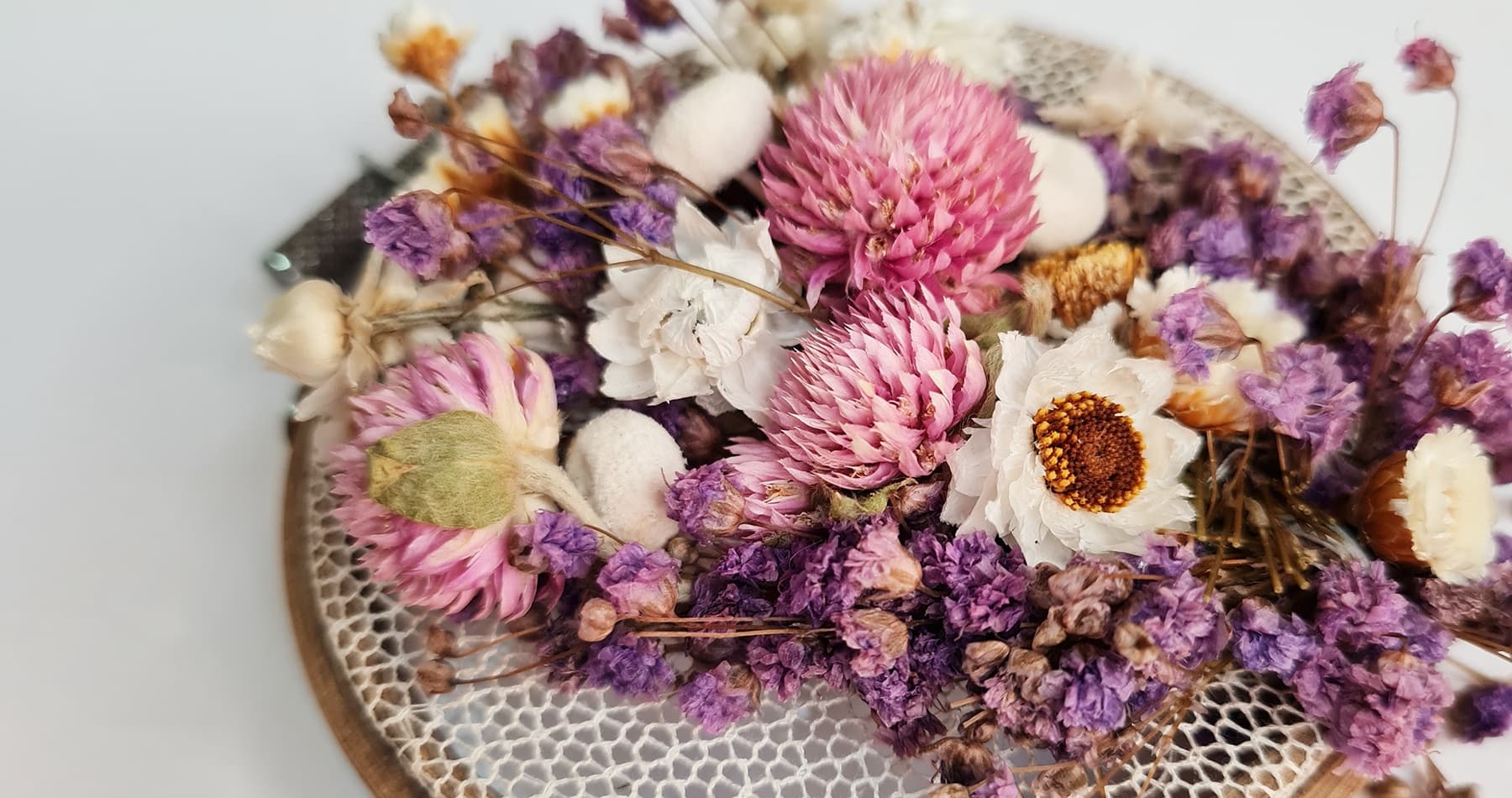 Dried Flower Embroidery Crafternoon @ Nottingham City Centre