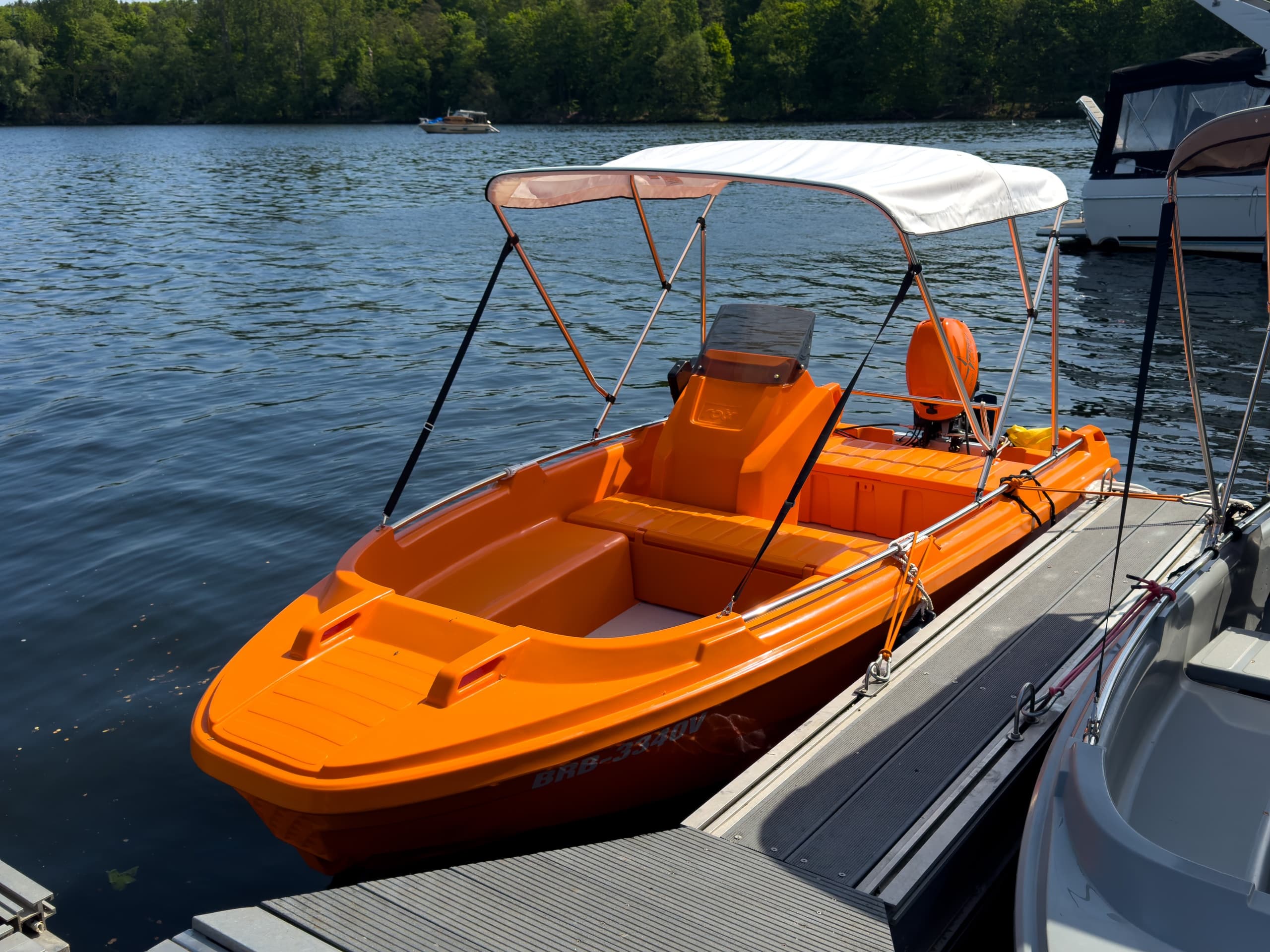 Sunset" | max. 7 Personen | 15 PS führerscheinfrei | HYDRA 450"