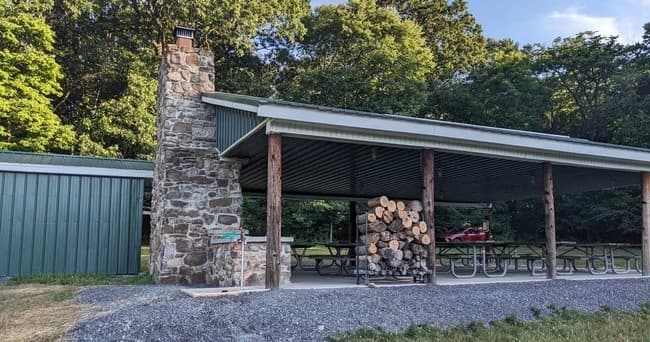 Pavilion (When booked with camping)