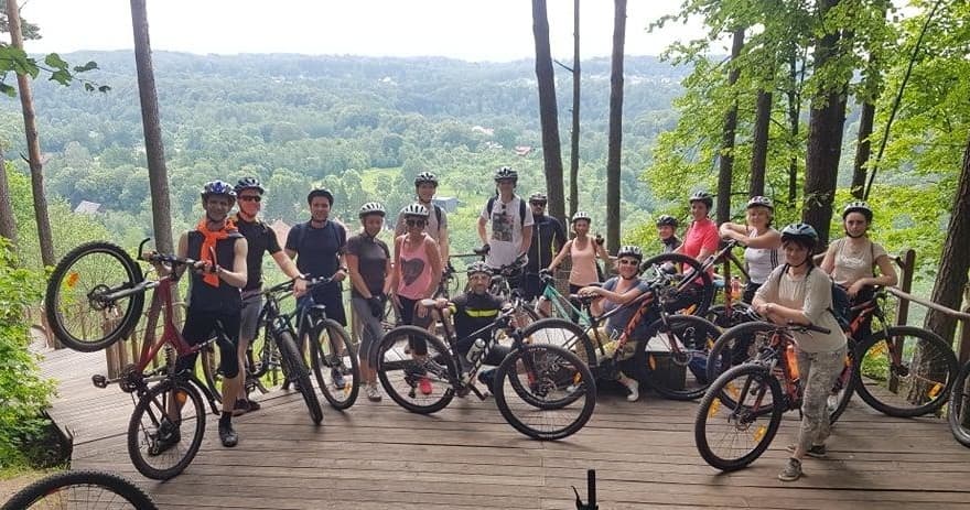 Bike Tour to Pavilniai regional park with mountain bikes