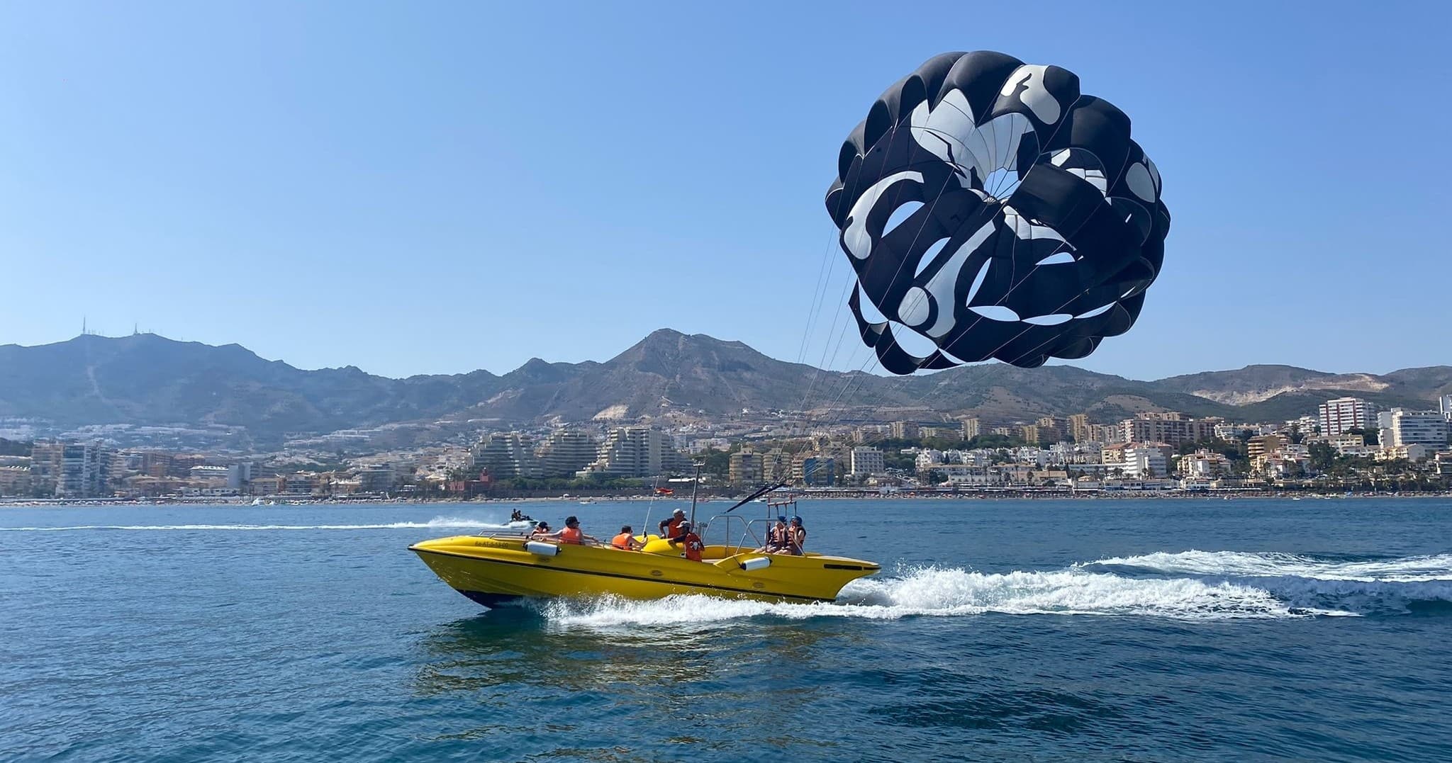 Parasailing in Puerto Banus