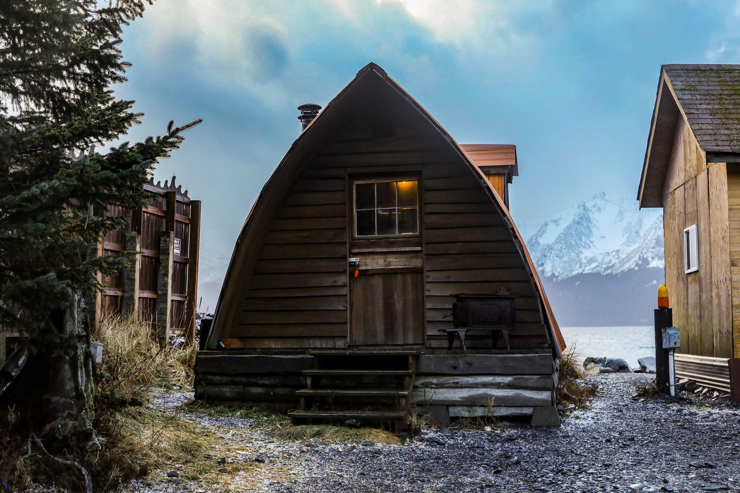 Seaside Camping Cabin