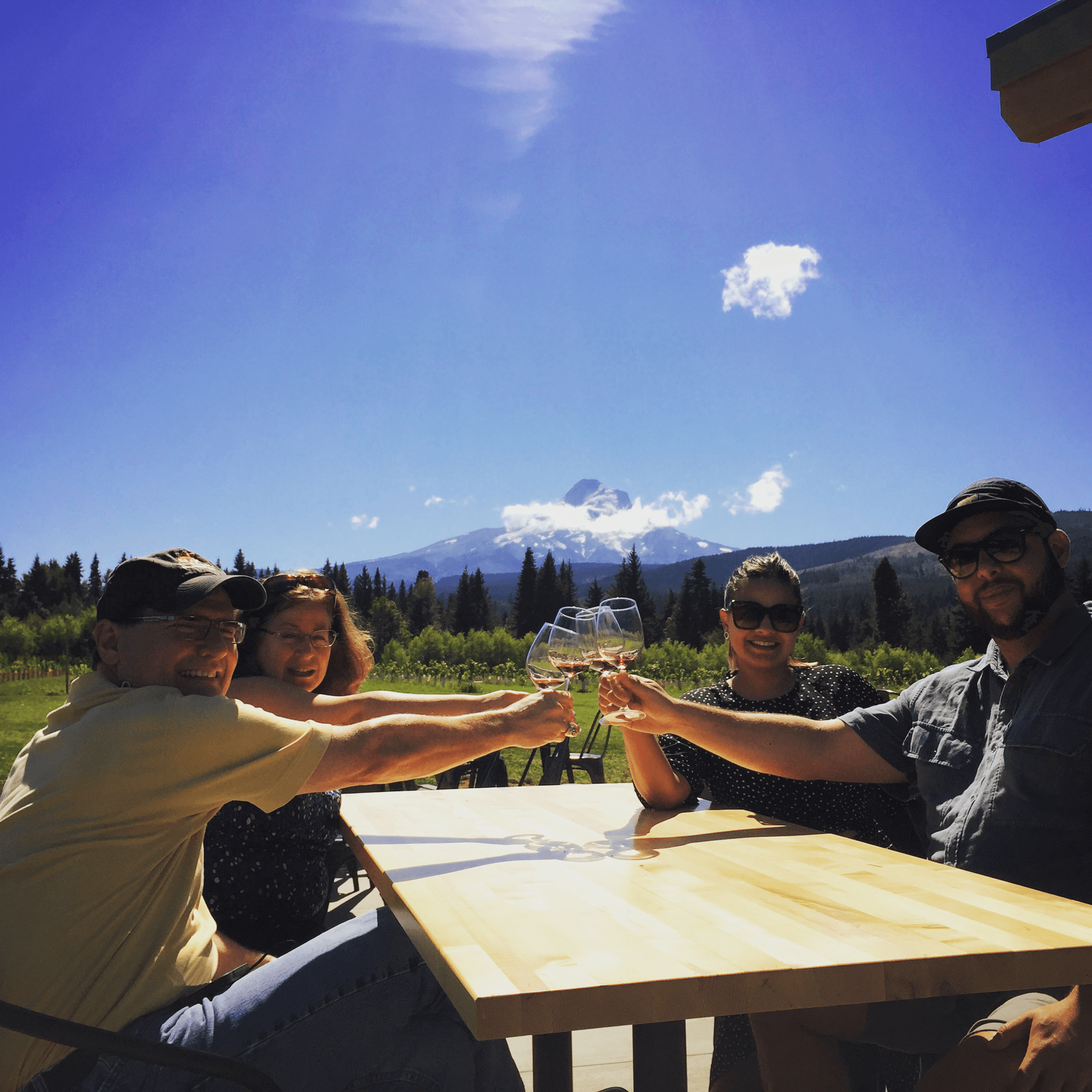 Mt. Hood Waterfall & Wine