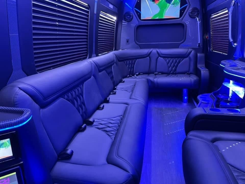 Mercedes Sprinter Limo Bus Hourly Charter