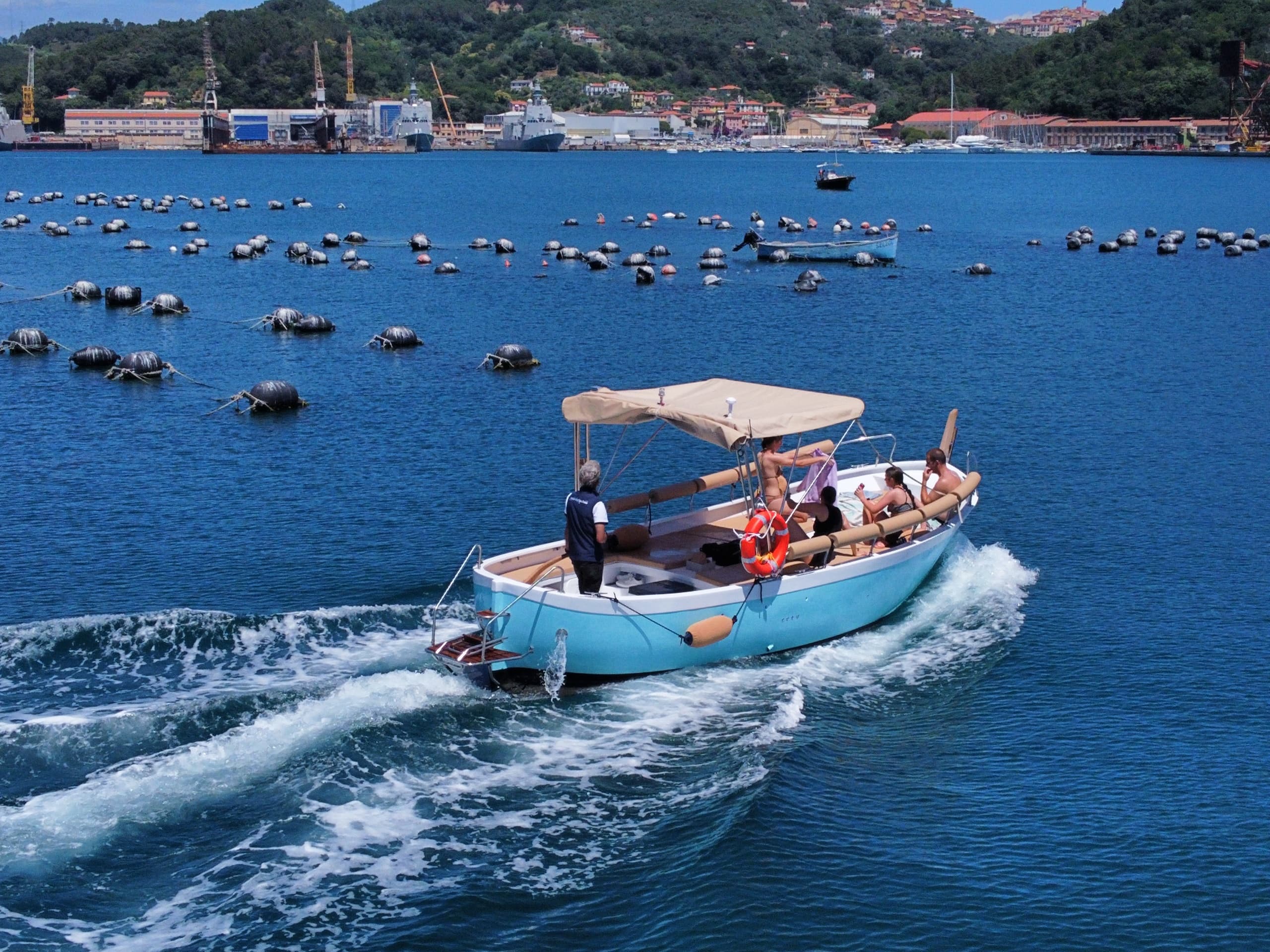 3 Hour One-Way Sunset Boat Tour from Monterosso to La Spezia