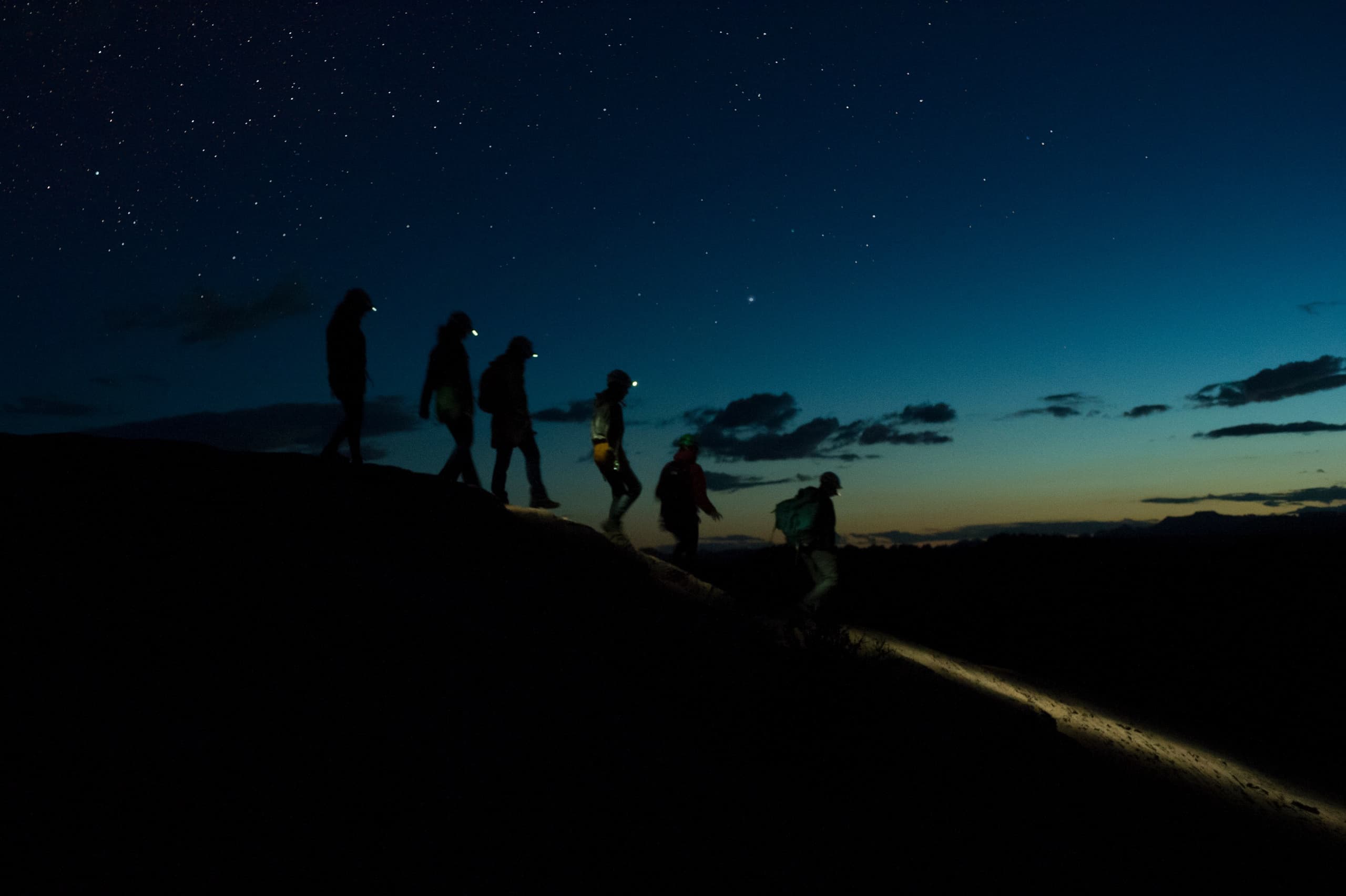 Rappelling: Dark Sky Canyoneering