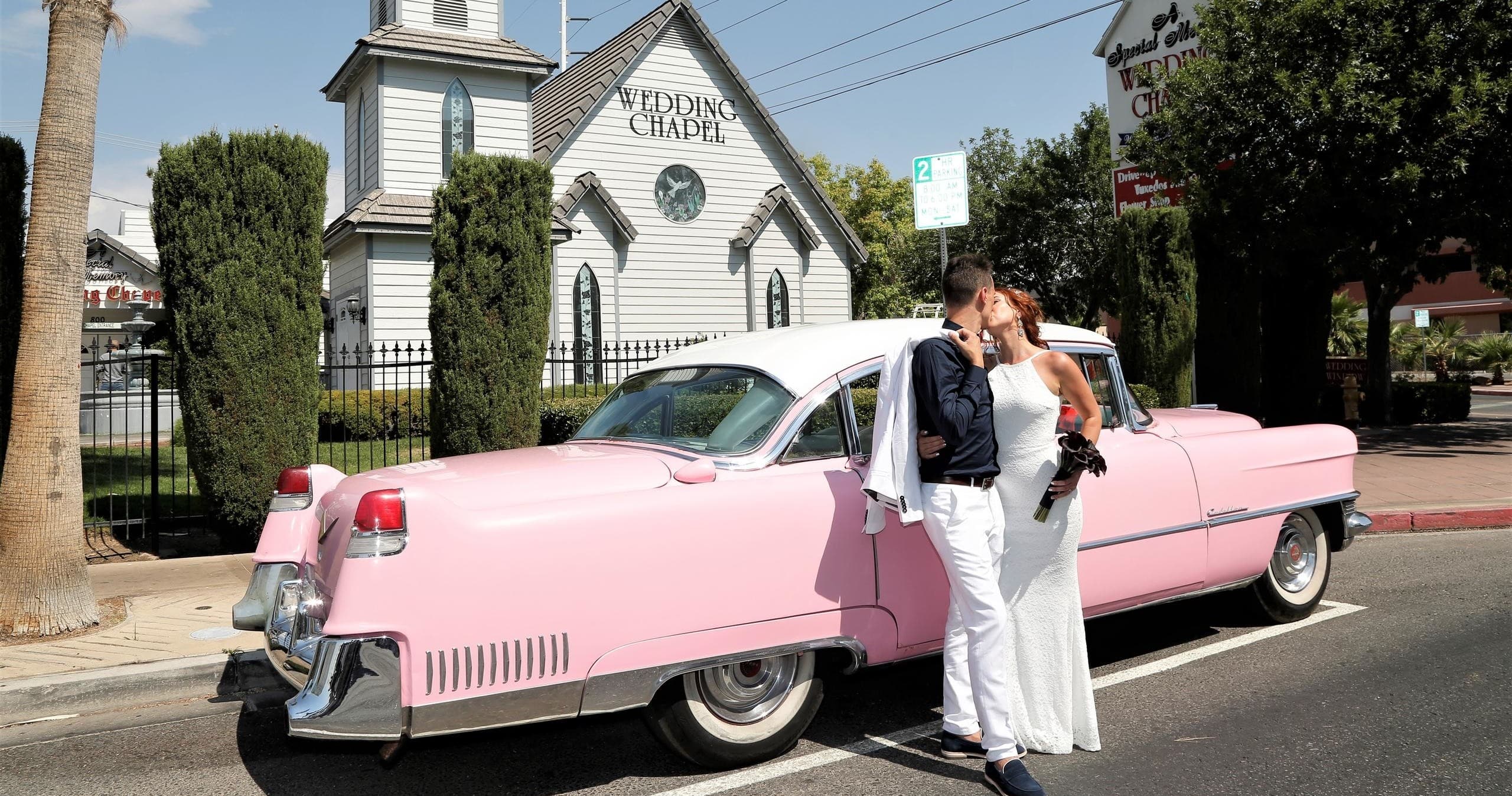 Pink Caddy Elvis Wedding Package