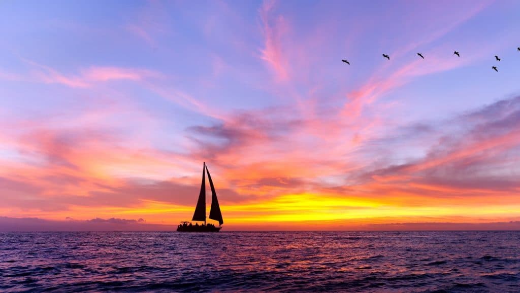 Private Sunset & Dolphin Sightseeing Sail on the Daydreams Sailboat