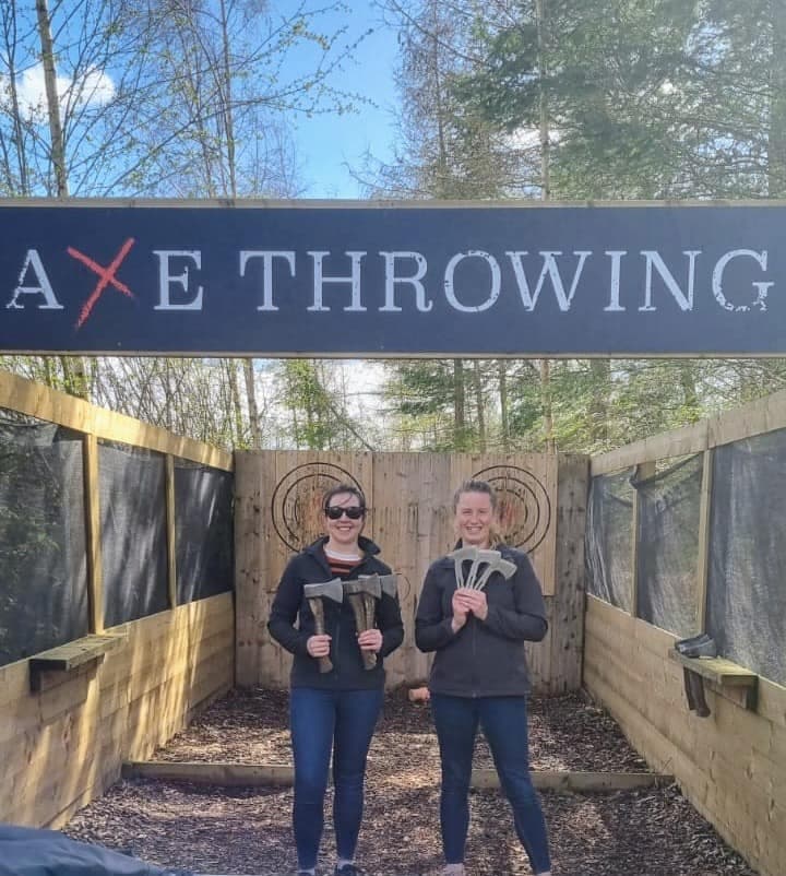 Axe Throwing Party Booking