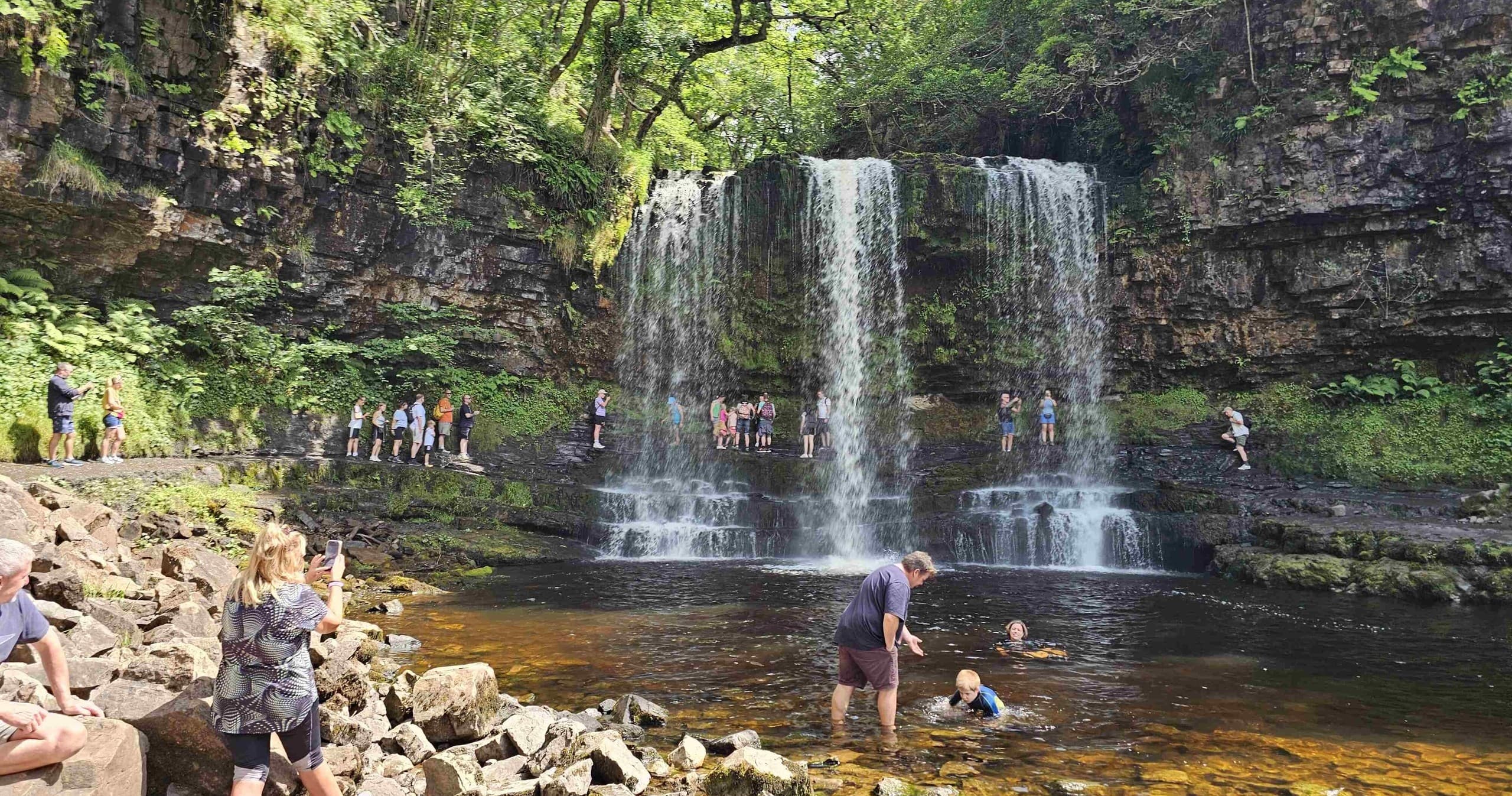 Guided Breacon Beacons 4 waterfalls in a day hike from Cardiff