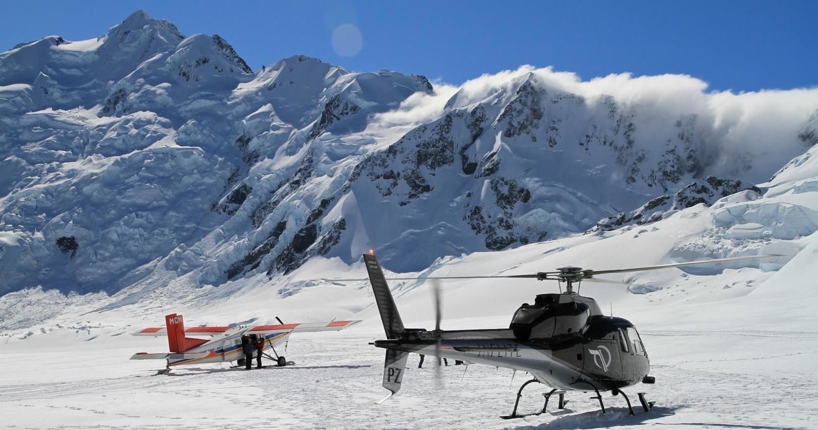 GLACIER FREEFALL TRIFECTA - SKI PLANE, HELI & SKYDIVE EXPERIENCE COMBO