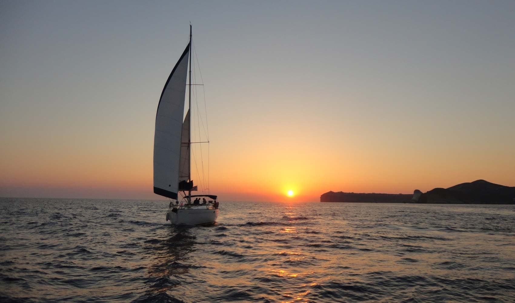 Semi-Private Sunset Caldera Cruise