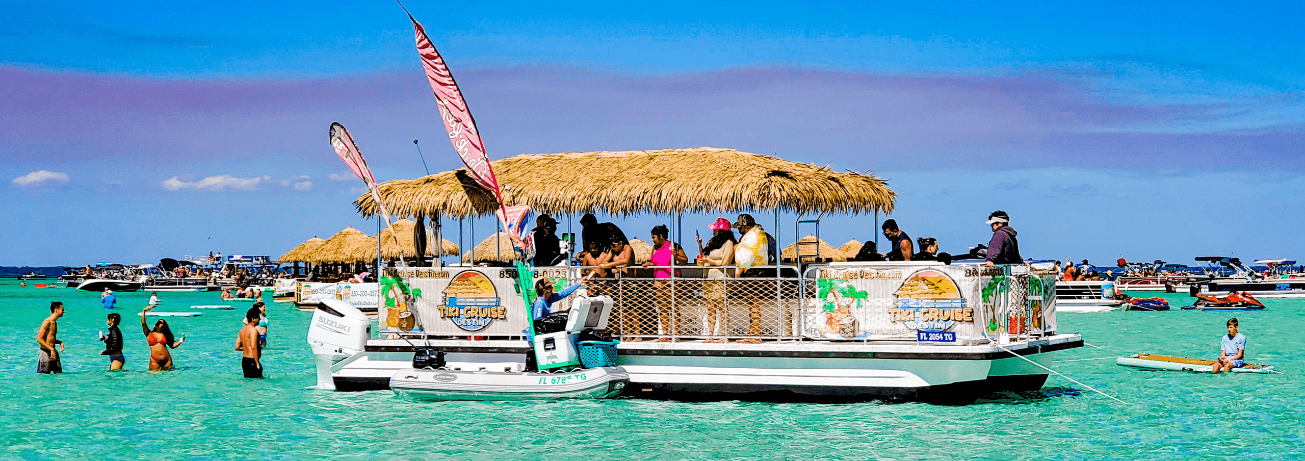 3 Hour Tiki Cruise to Crab Island
