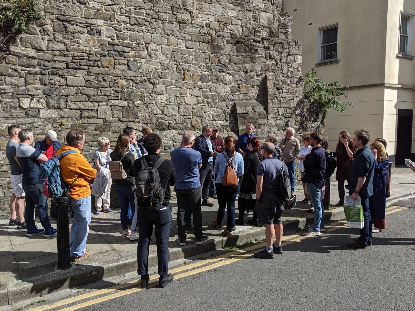 Dublin's Old Medieval City Walls