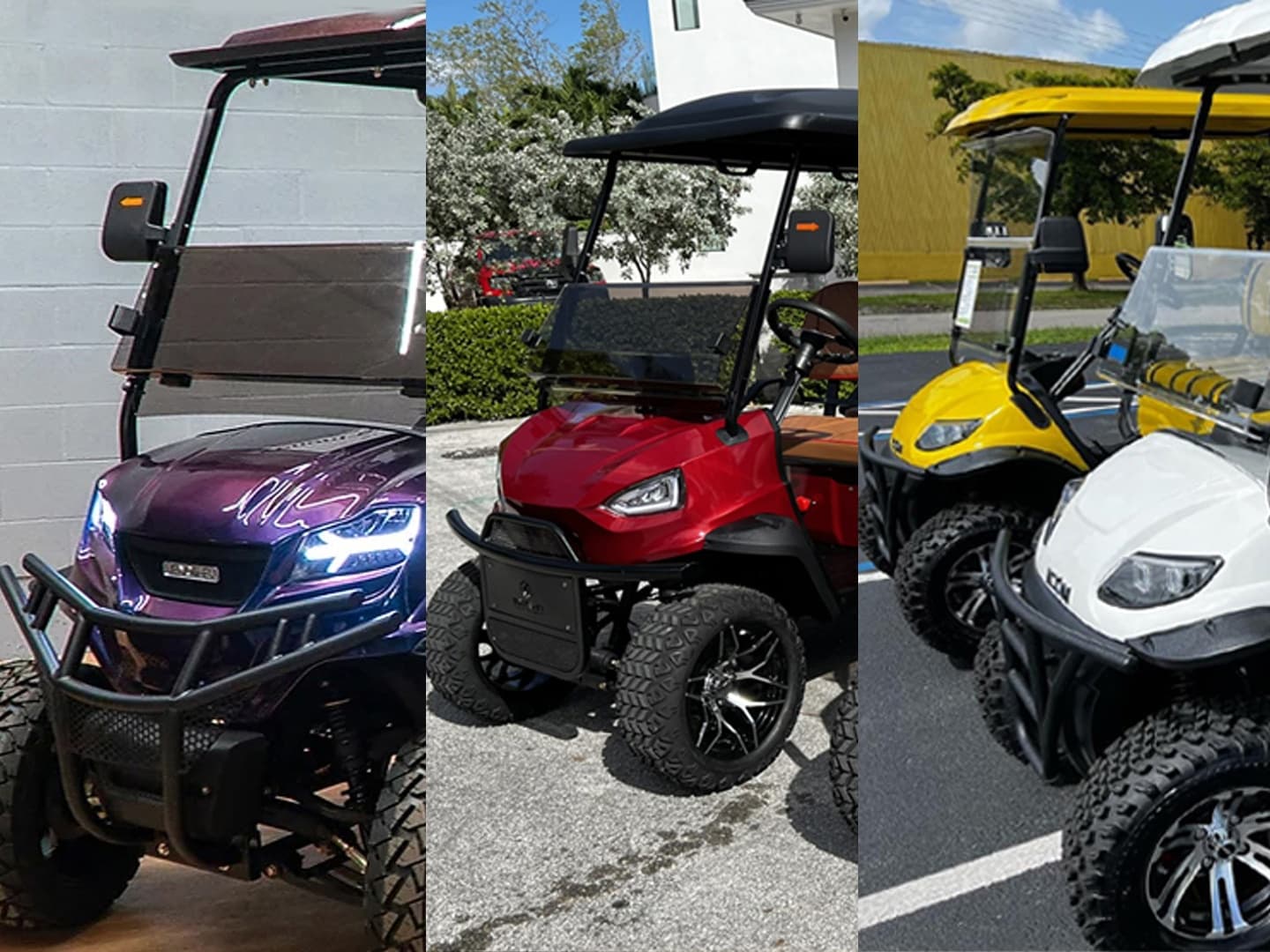 Luxury 6-Seater Street Legal Electric Golf Cart