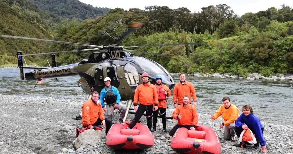 Hike in, raft out, Overnight Team Building adventure