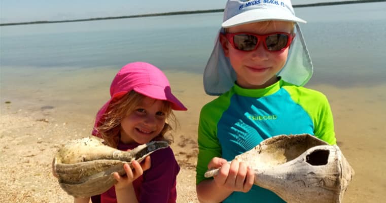 Family Fun Boating, Shelling, and Fishing Trip