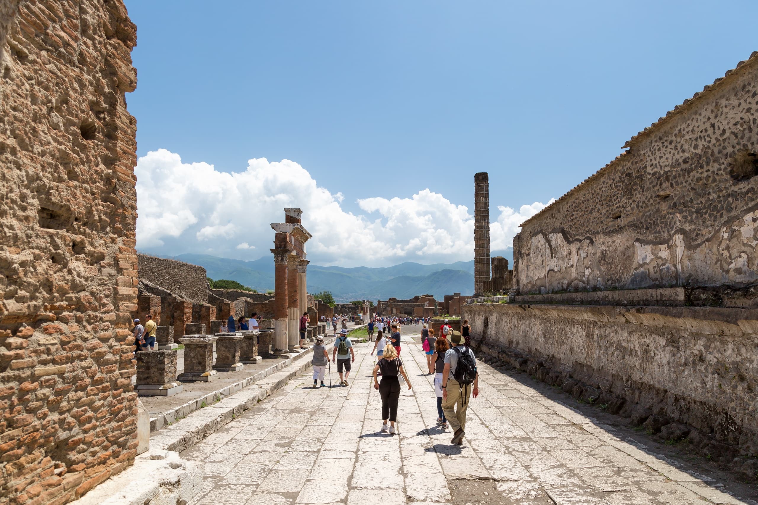 Pompei Tour di gruppo con ticket di ingresso