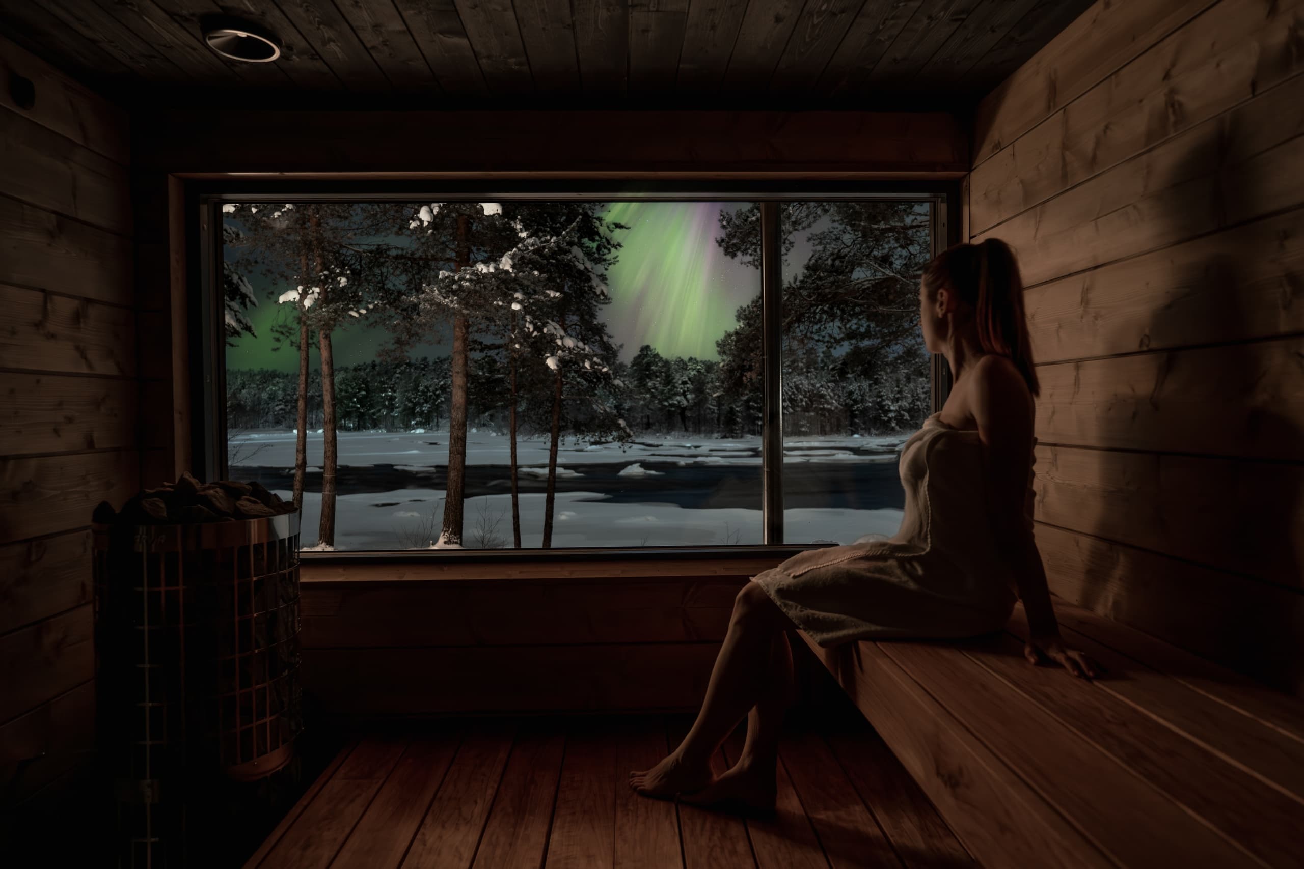 Finnish Sauna Experience with Jacuzzi