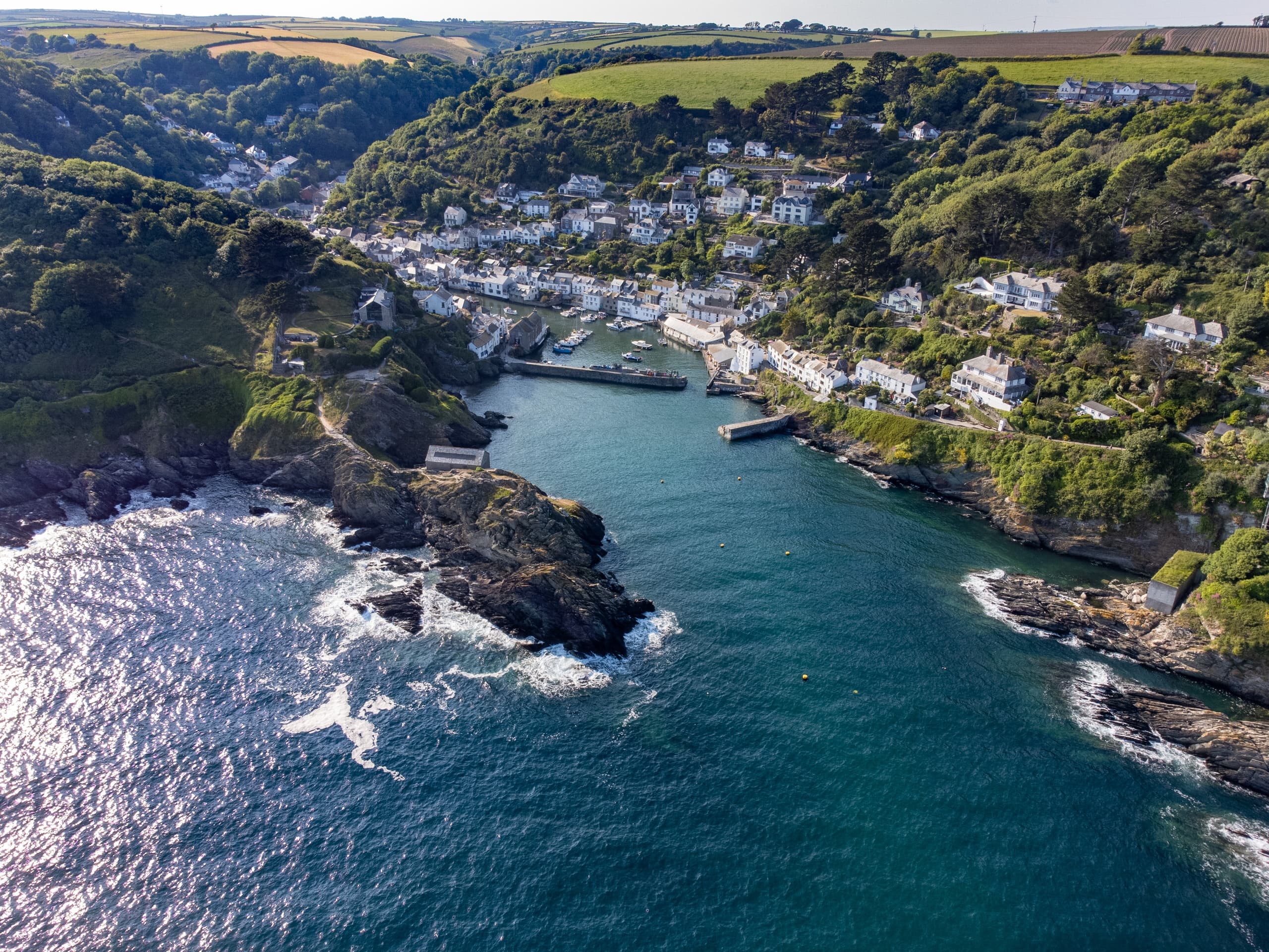 Looe to Polperro Coastal and Woodland Adventure: Walk, Boat & Refreshments