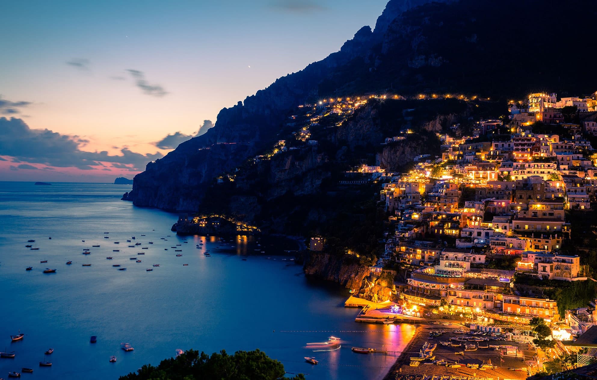 Positano by Night Tour from Sorrento