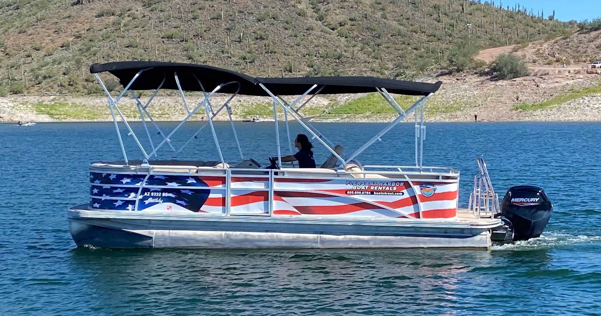 115 Hp Pontoon Boat - Caddy