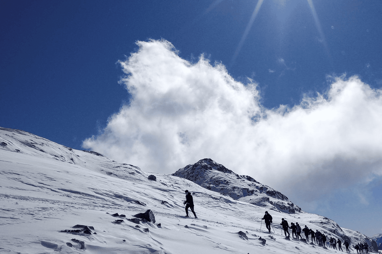 Raquetas de Nieve en Lunada