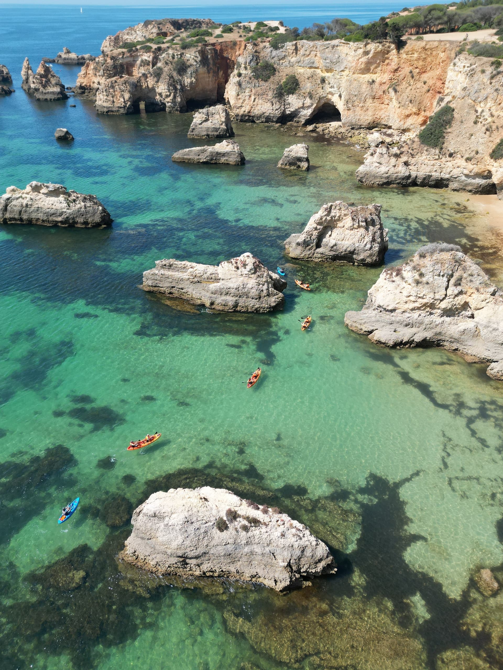 Kayak Portimão Cave & Cliffs Tour