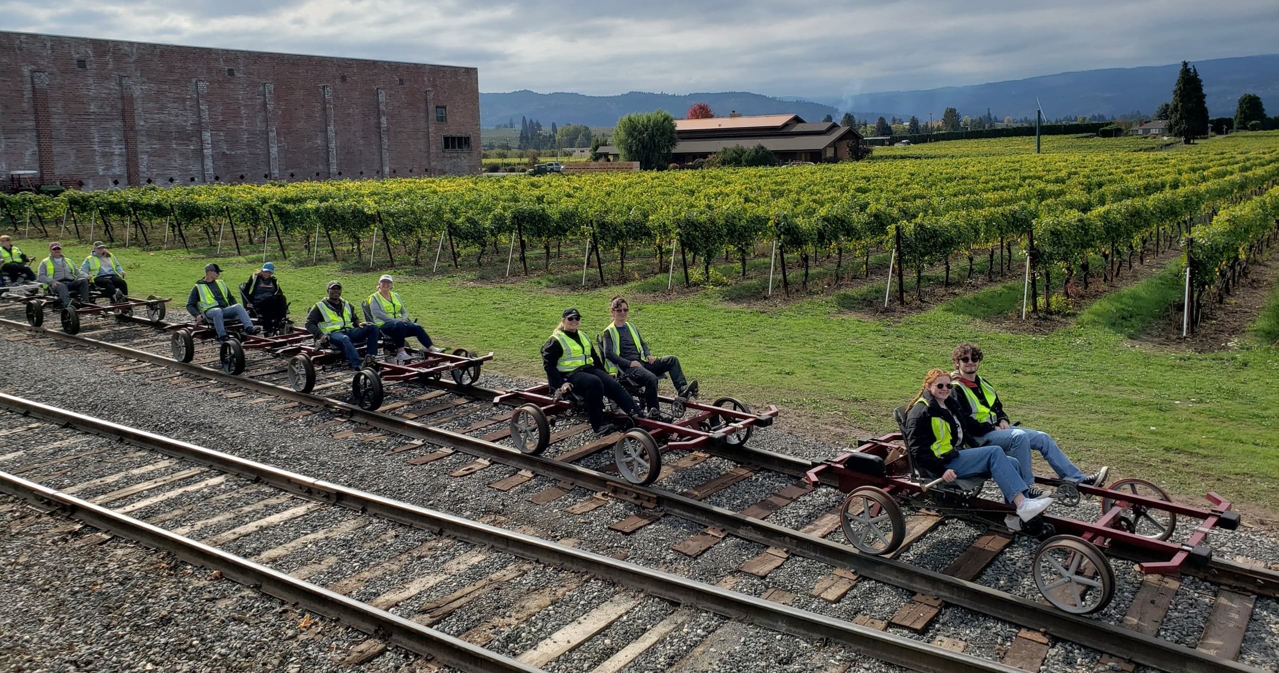 Two-Person Railbikes