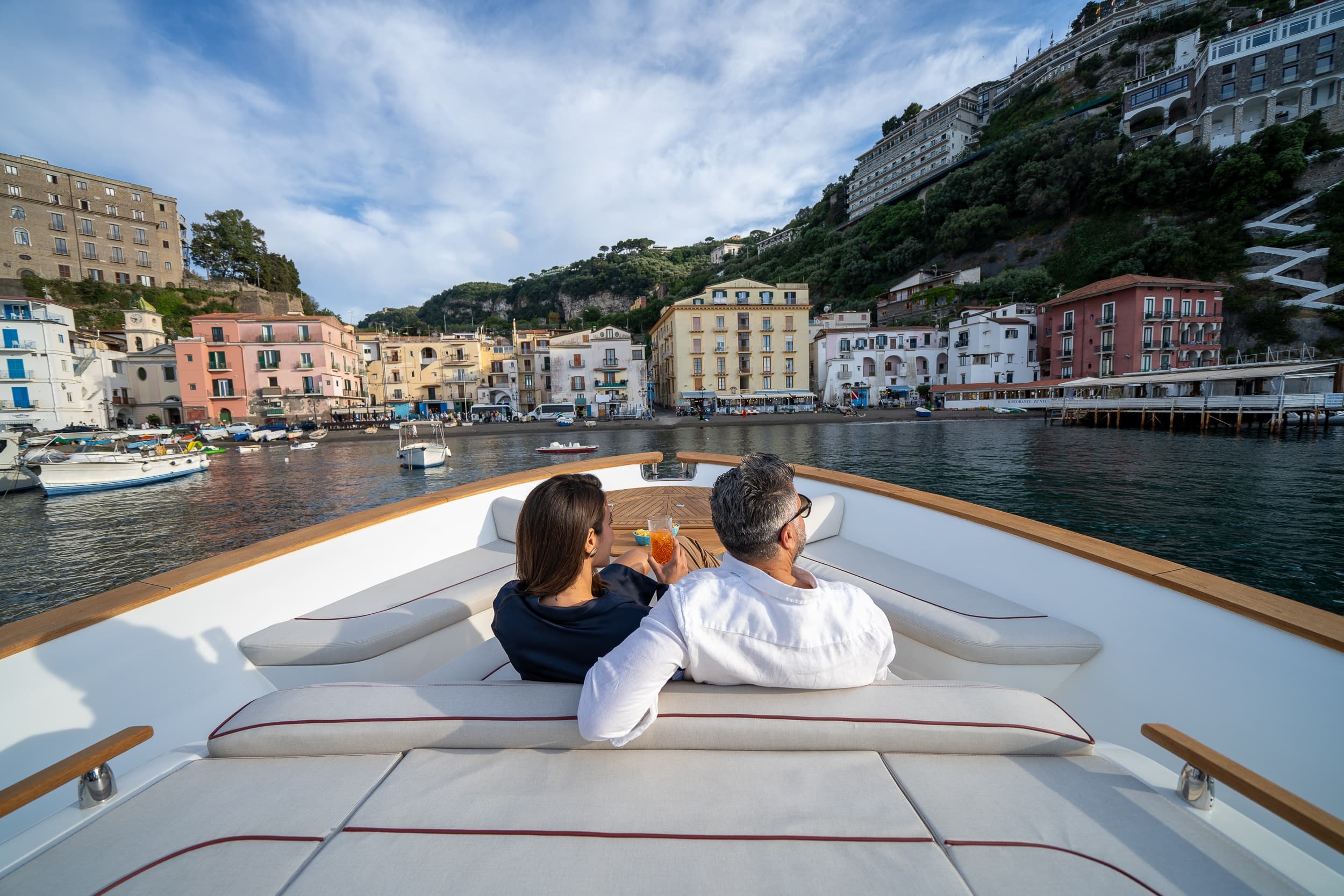 Capri & Sorrento private boat tour from Positano