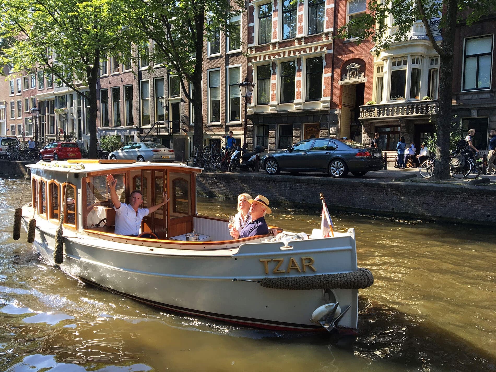 Tzar - the iconic private boat of Amsterdam
