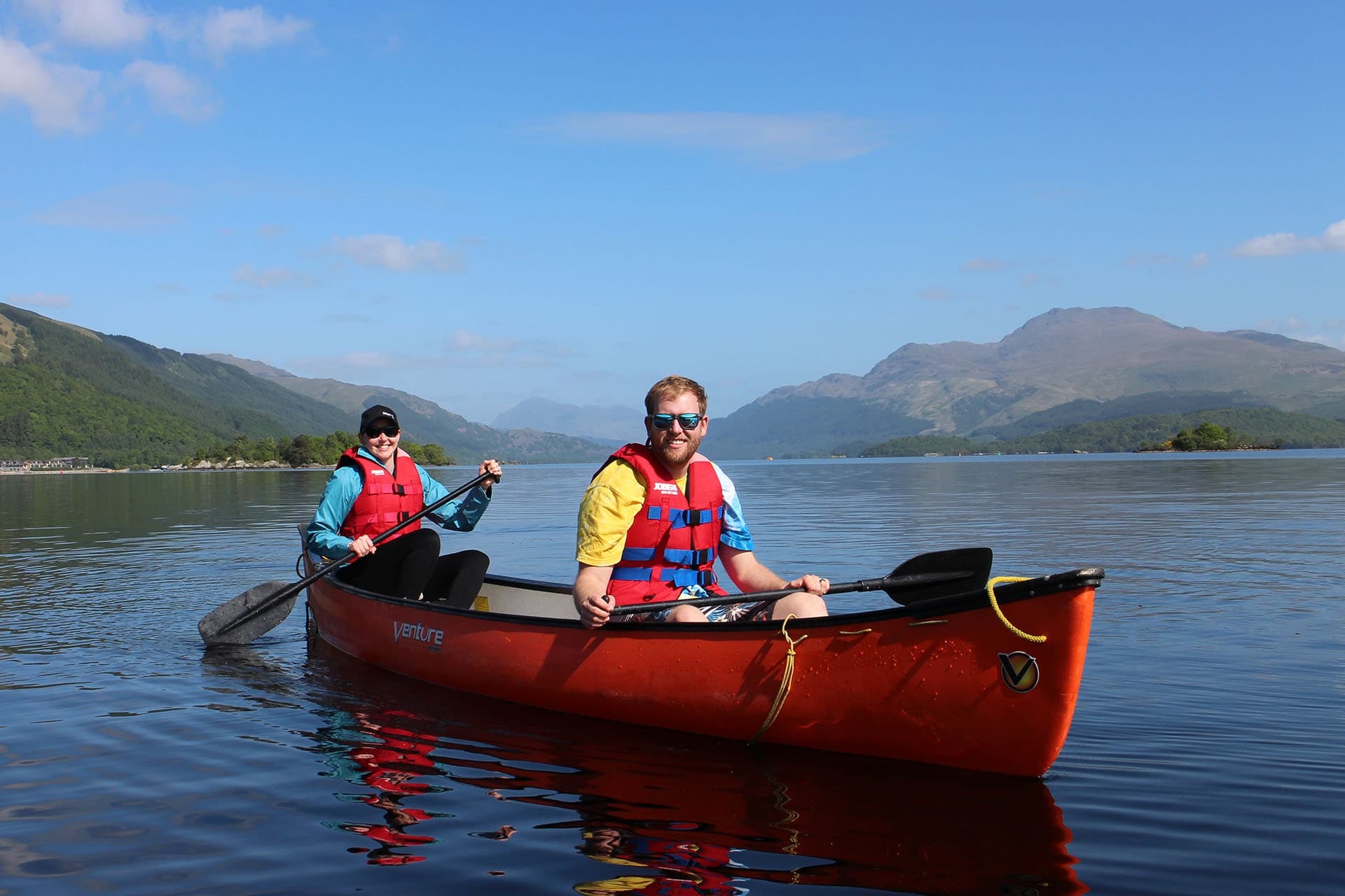 Canoe Hire at Luss Beach