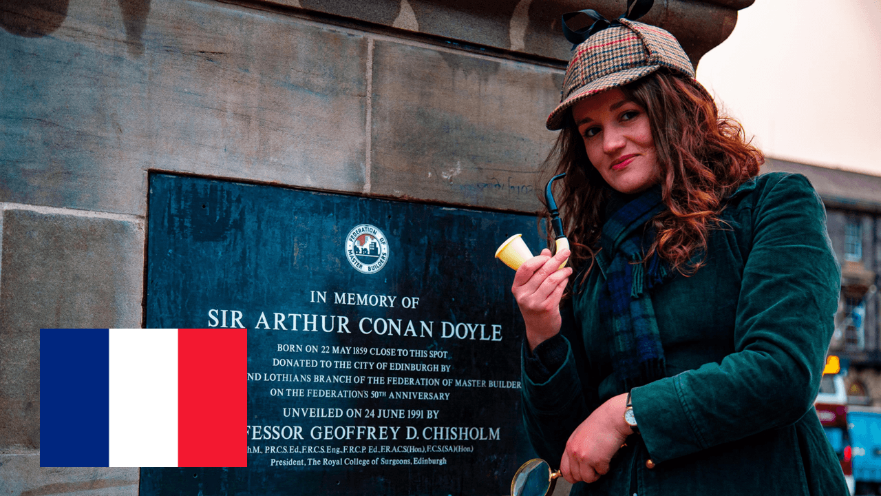 2h private tour: The Edinburgh of Sherlock Holmes & Puzzles | French