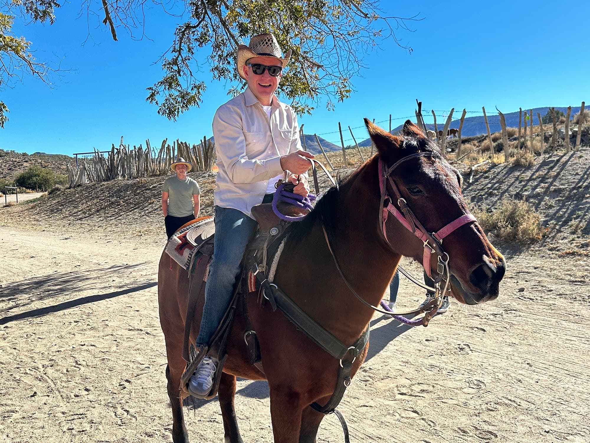 Horseback Riding Through Joshua Tree Forest, with Buffalo Experience. Lunch/Singing Cowboy included