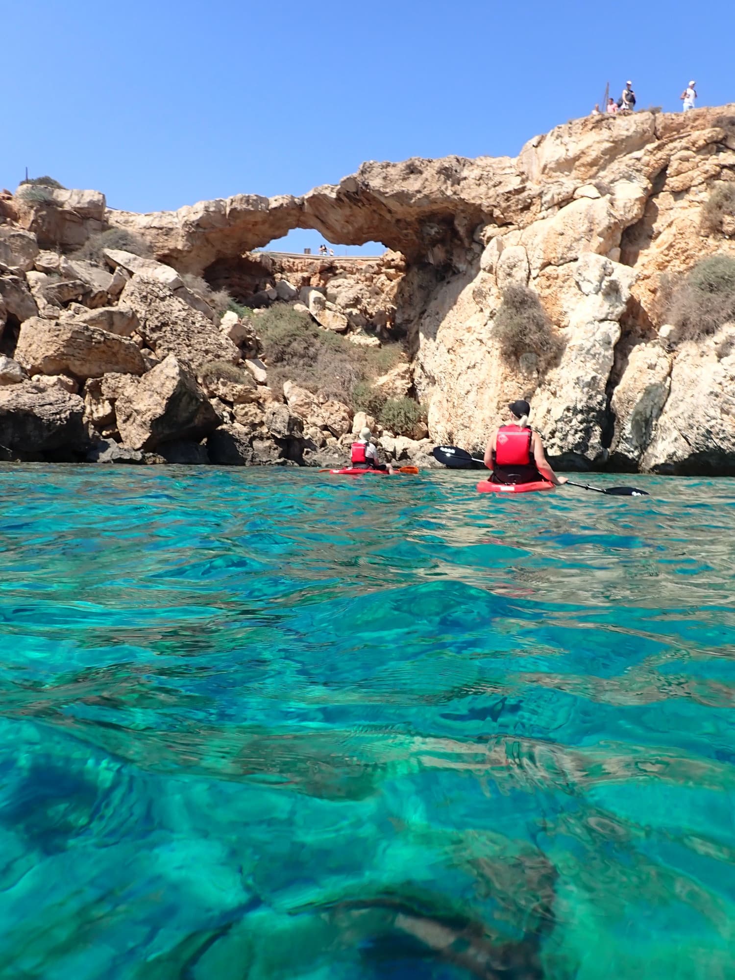 Sea Kayaking around east Cape Greko (6h from Larnaca)