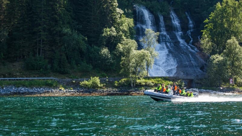 RIB Boat Sightseeing in Olden